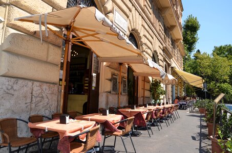 Cafe business rome photo