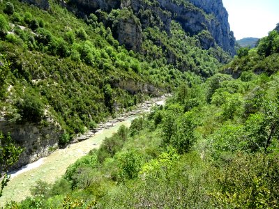 Depuis le sentier Martel, les eaux turquoises du Verdon 