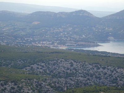 Vue vers Cassis depuis Cap Gros 