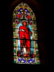 Vitrail Sanctus Joseph, Eglise Saint-Jean-Baptiste, Néoule… 