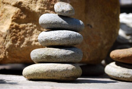 Cairn stones balance