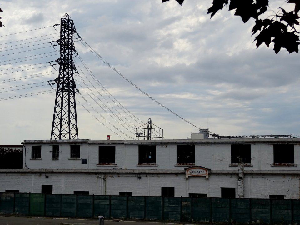 Ancien bâtiment des usines Peugeot, Sochaux, Doubs 