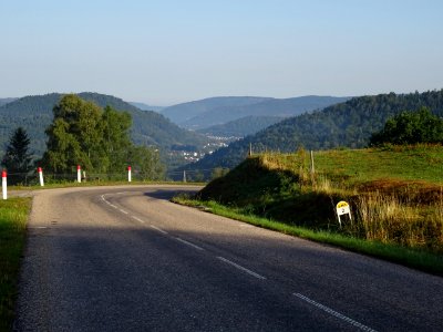 Vue vers la vallée de la Moselle, en se retournant dans la… 