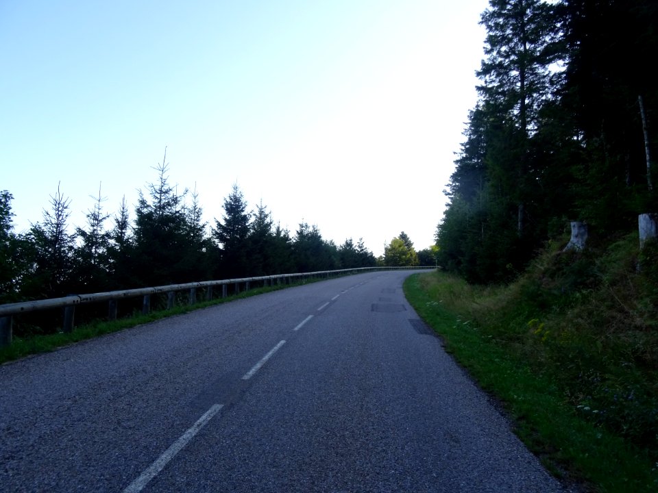 Montée du Ballon d'Alsace, ca monte à 7% pendant 9 km, le … 