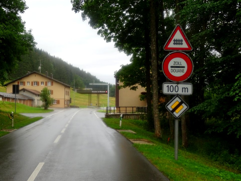 Douane Le Brassus, fin de la Vallée de Joux 