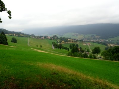 Vue sur le Val-de-Travers, Travers, Couvet et Fleurier, Su… 