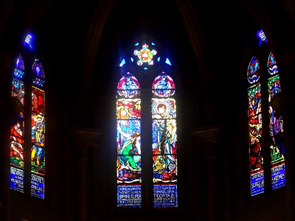 Vitraux, Basilique Notre-Dame de Genève 