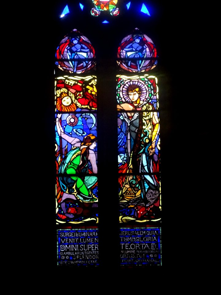 Vitrail, Basilique Notre-Dame de Genève 
