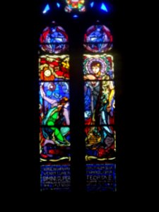 Vitrail, Basilique Notre-Dame de Genève 
