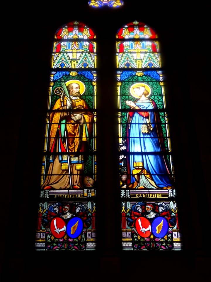 Vitrail, Basilique Notre-Dame de Genève 