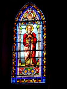 Vitrail Sanctus Joachim, Eglise Saint-Jean-Baptiste, Néoul… 