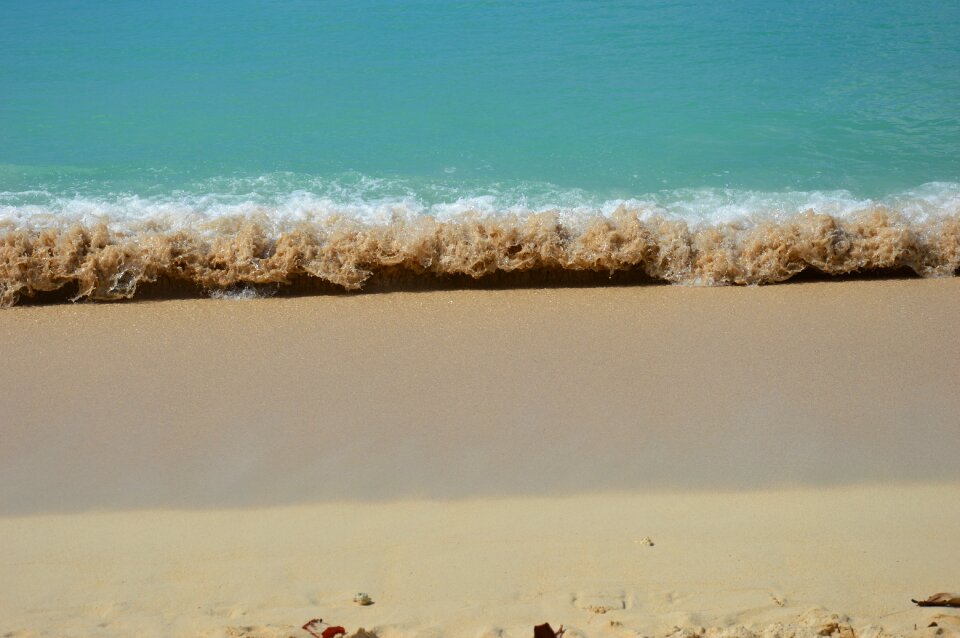 Caribbean sandy beach guadeloupe