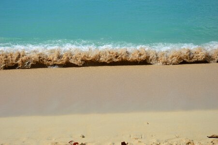 Caribbean sandy beach guadeloupe photo