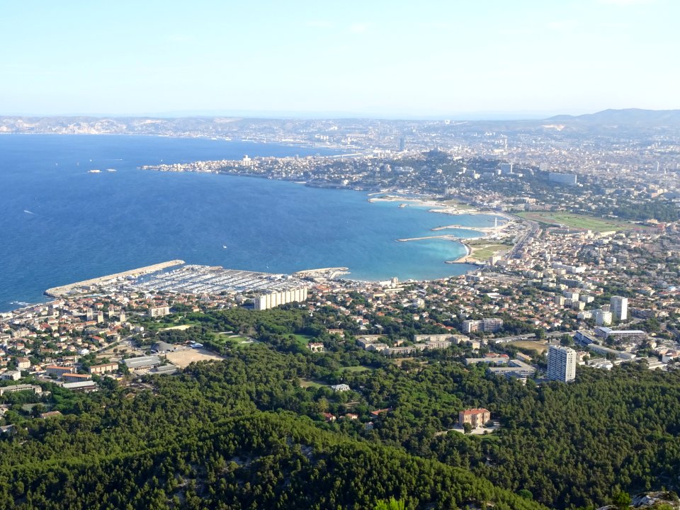 Port de Pointe Rouge et château Pastré, Marseille 
