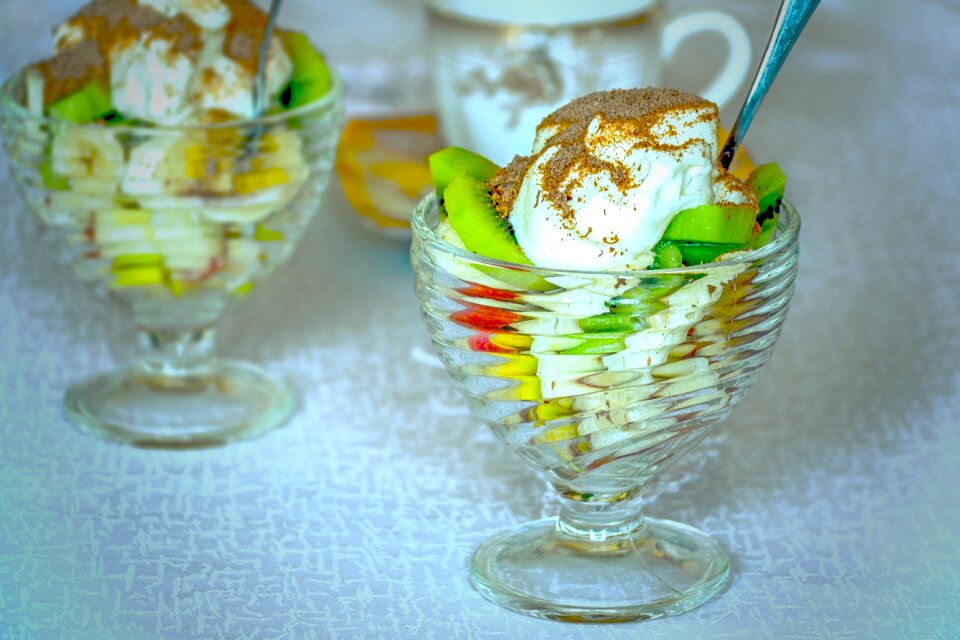 Pear banana pineapple