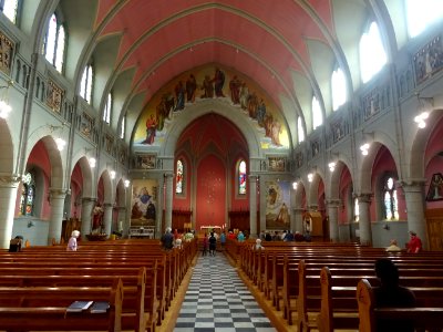 Intérieur, Eglise romaine à La Chaux-de-Fonds, Suisse 