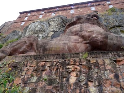 Le Lion de Belfort, sculpteur Auguste Bartholdi, Belfort 