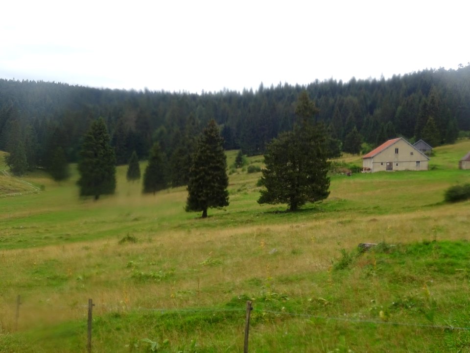 Une ferme d'altitude, l'appareil photo est humide, normal … 