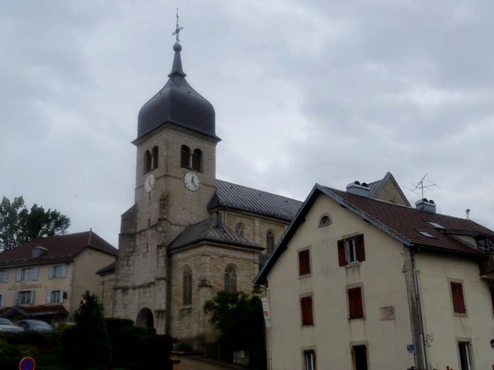 L'église paroissiale Saint-Maurice, Jougne, Doubs 