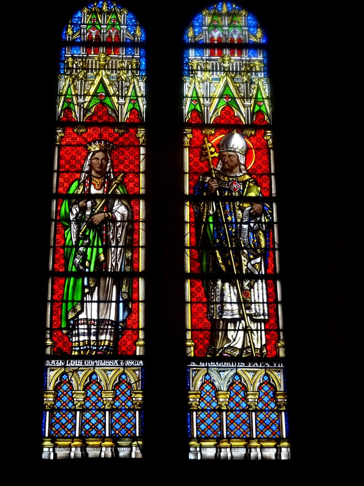 Vitrail, Basilique Notre-Dame de Genève 