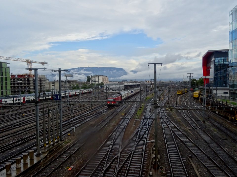 Gare Genève Cornavin, Genève, Suisse. Ah tu vois qu'il y a… 