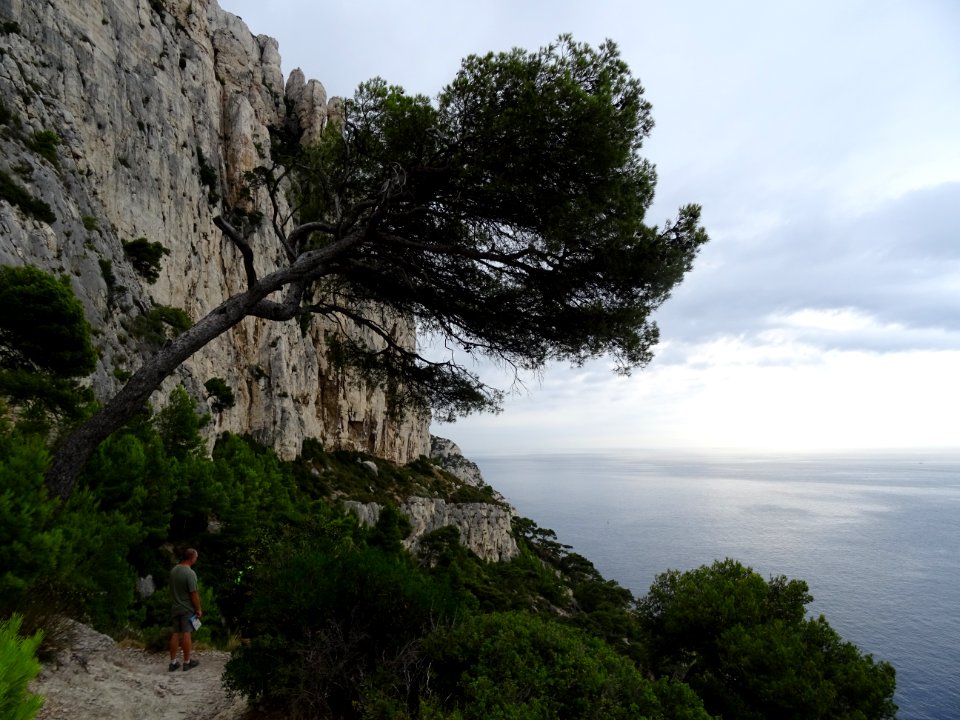 La Lèque sous les falaises de la Grande Candelle 