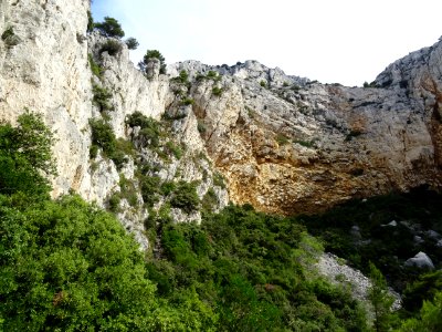 Remontée raide vers Cap Gros 