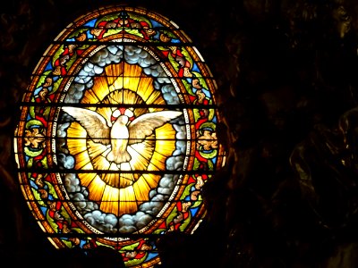 Vitrail, basilique Sainte Marie Madeleine, Saint Maximin l… 