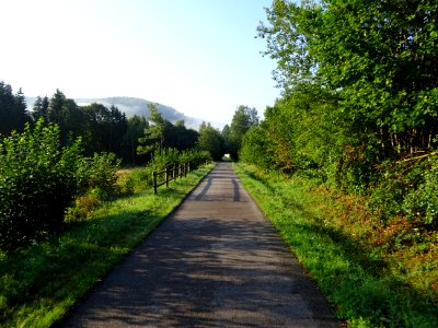 Piste cyclable, la Voie verte entre Le Thillot et St-Mau… 