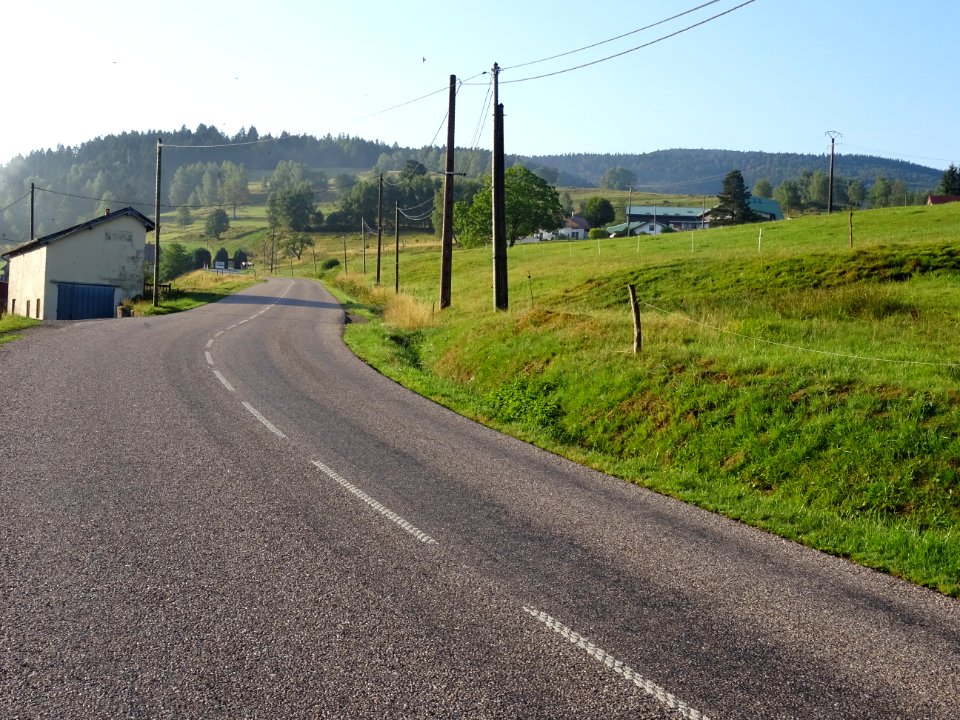 Dans la montée au Ballon d'Alsace depuis St Maurice-sur-Mo… 