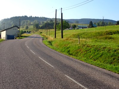 Dans la montée au Ballon d'Alsace depuis St Maurice-sur-Mo… 