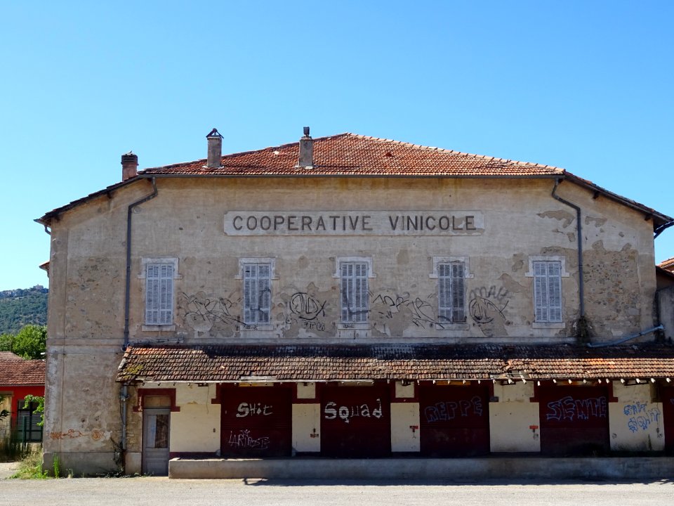 Coopérative vinicole, Tourves, Var 