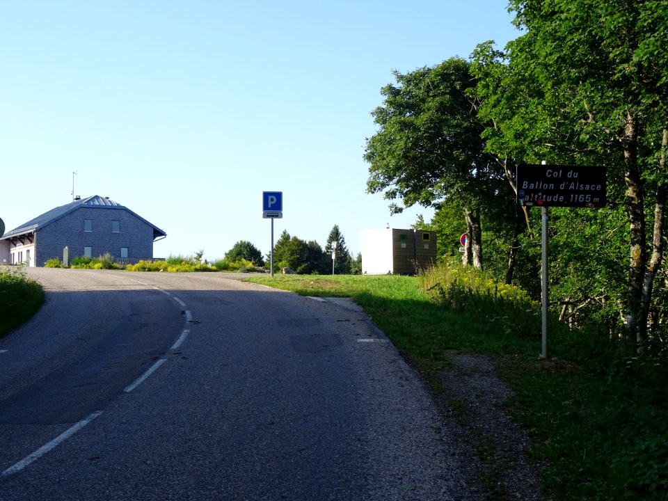 Col du Ballon d'Alsace (altitude 1165m), limite Vosges et … 