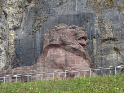 Le Lion de Belfort, sculpteur Auguste Bartholdi, Belfort 