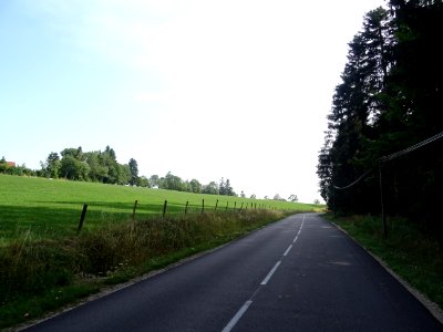 Ca monte toujours, juste avant d'arriver à Fournet-Blanche… 
