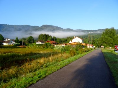 Piste cyclable, la Voie verte entre Le Thillot et St-Mau… 