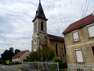 L'église Saint-Justin, Vieux-Charmont, Doubs 