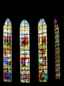 Vitraux, cathédrale Saint-Lazare, Autun, Saône-et-Loire 