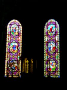 Vitraux, Cathédrale Saint-Vincent, Chalon-sur-Saône, Saône… 