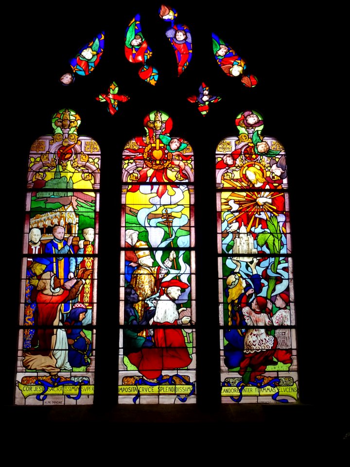 Vitraux, cathédrale Saint-Lazare, Autun, Saône-et-Loire 