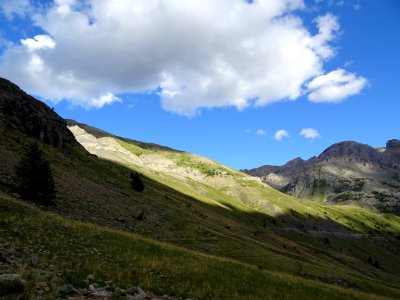 Lumière dans le vallon de Chambran 