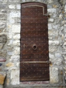 Porte dans la vieille ville, Briançon, Hautes-Alpes 