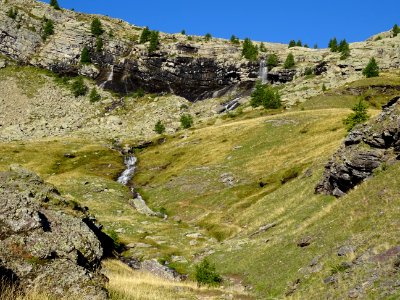 Torrent du Lait sous le lac Palluel 