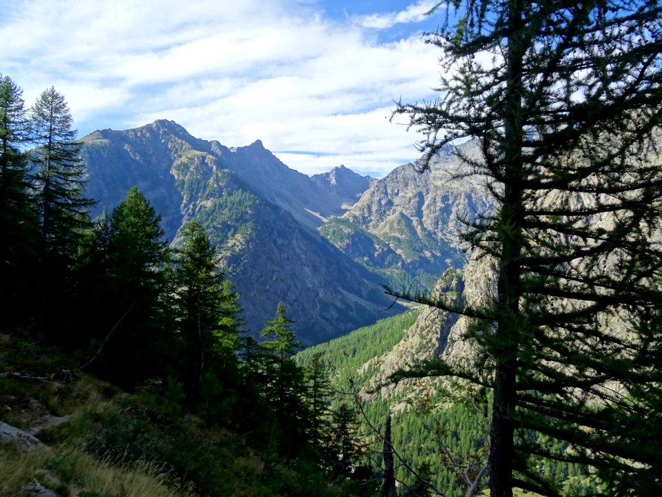 Vallon de Celse-Nière, à gauche (en face) le vallon de Cla… 
