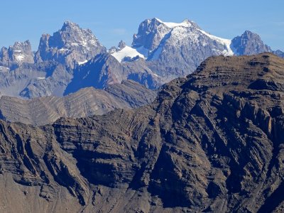 Le Pic Sans Nom et le Mont Pelvoux 