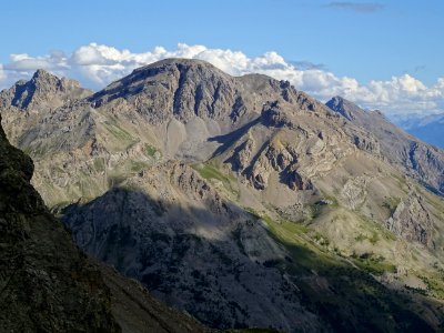 Depuis le Col des Grangettes, la cime de la Condamine 