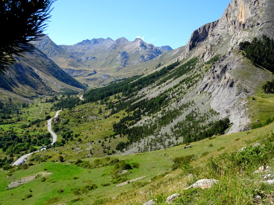 Route du Col Lautaret, vallée de la Guisane, Hautes-Alpes 