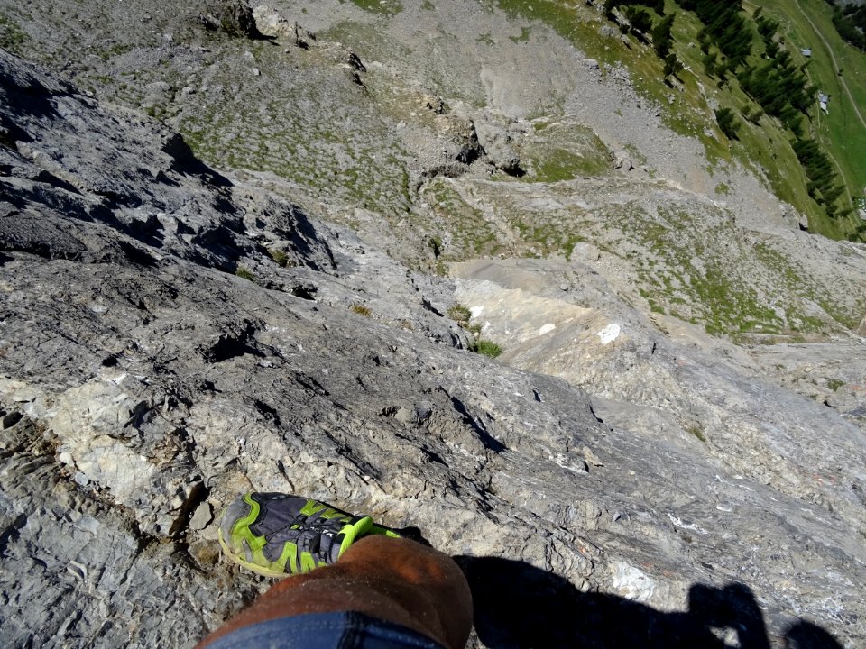 Ce passage est assez vertical en fait ... 