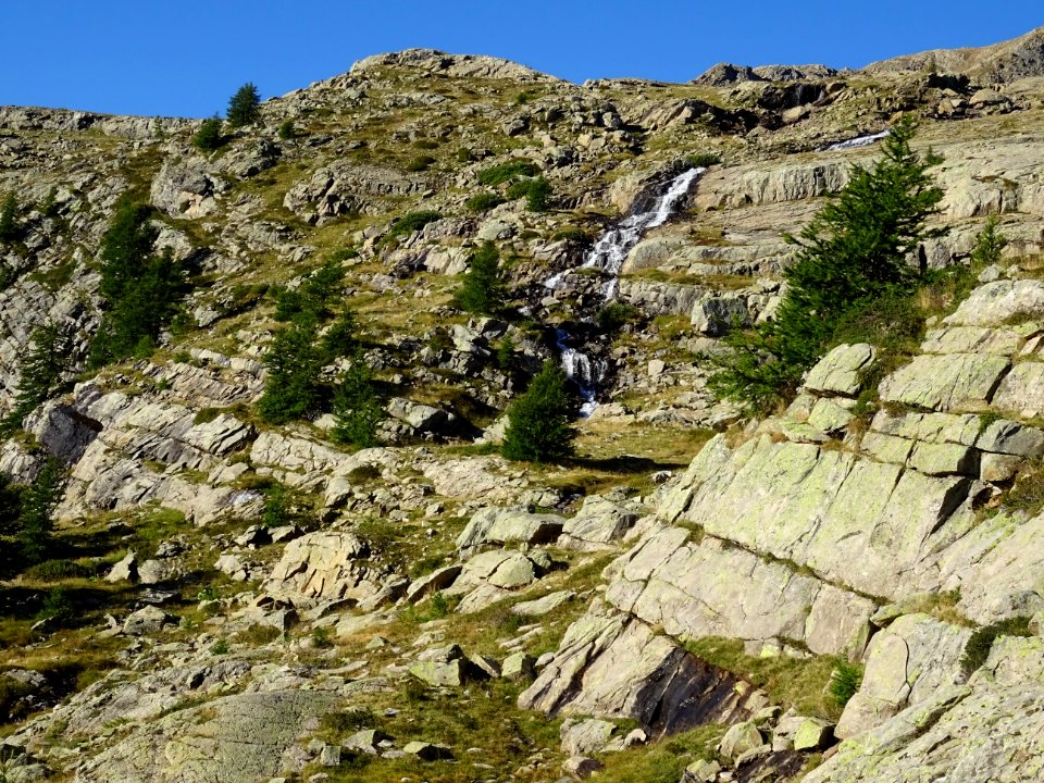 Torrent du Lait sous le lac Palluel 