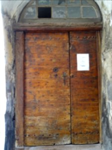 Porte dans la vieille ville, Briançon, Hautes-Alpes 